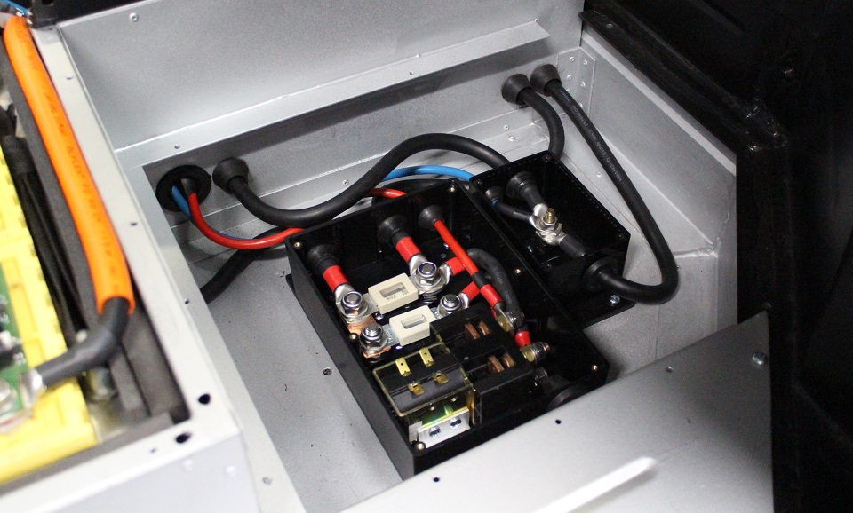 Hochvolt-Verteilung und Absicherung für Powerlader