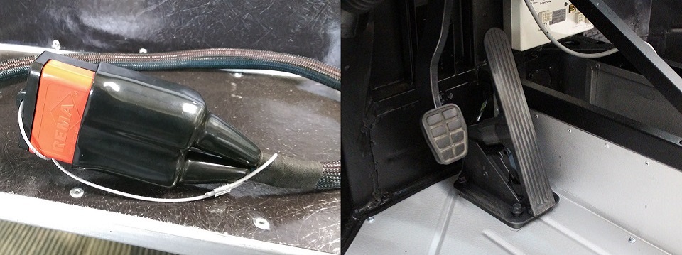 Stecker für Powerlader und neues Gaspedal
